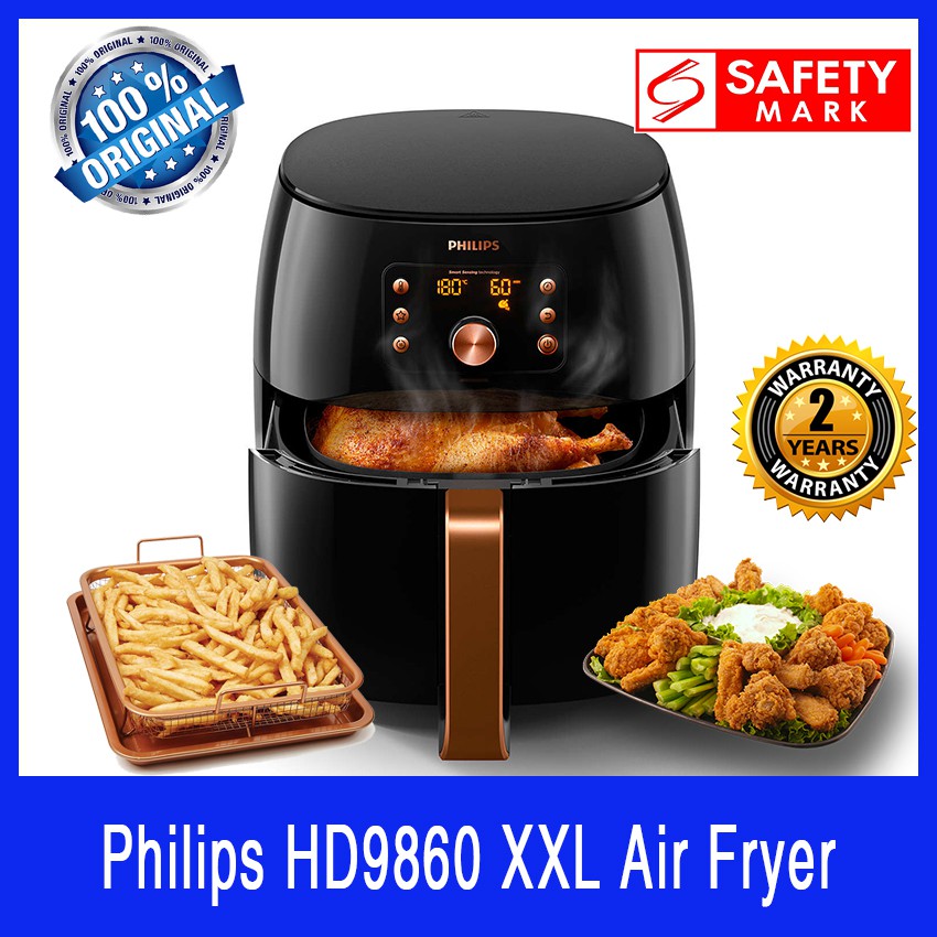 Philips HD9860 Air Fryer XXL. HD9860/91.Premium Smart Sensor Series. 1