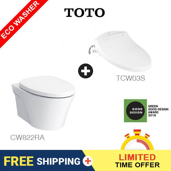TOTO AVANTE Wall Hung Toilet CW822 SET Shopee Singapore