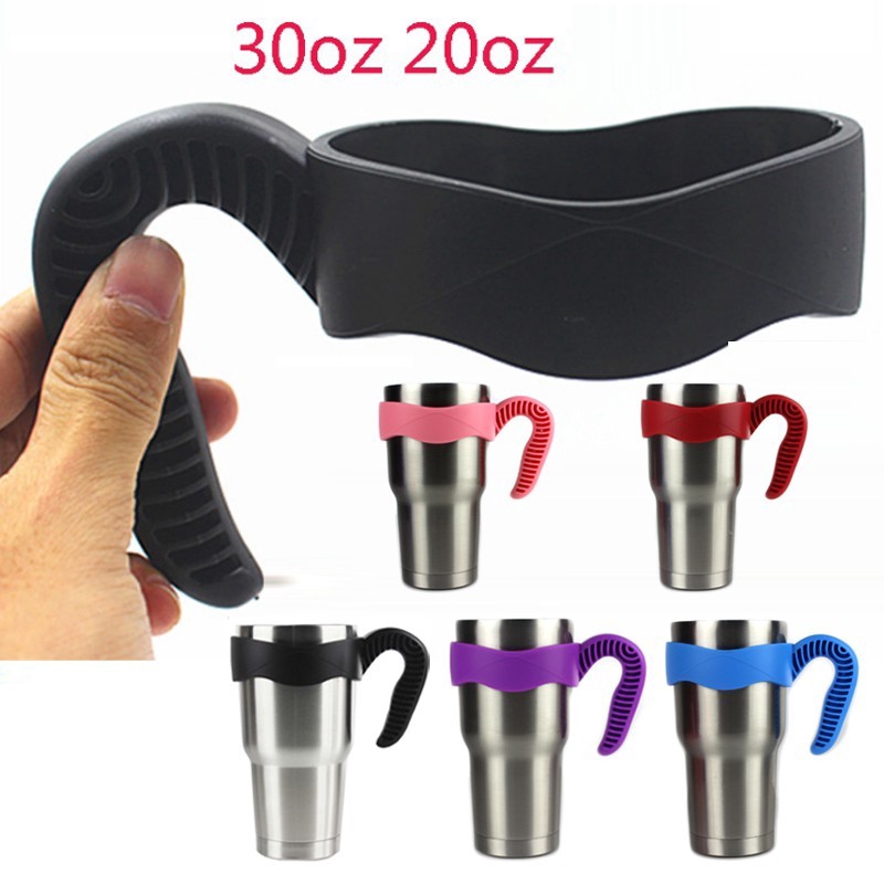 Insulated Tumbler Rambler Mug Handle Yeti Cup Holder Shopee Singapore