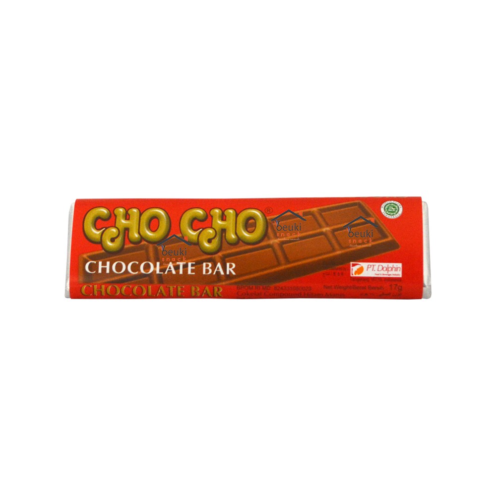 Retail Cho Cho Chocolate Bar Chocolate Compound Sweet Black Delicious Dolphin Products - 17Gr | Shopee Singapore