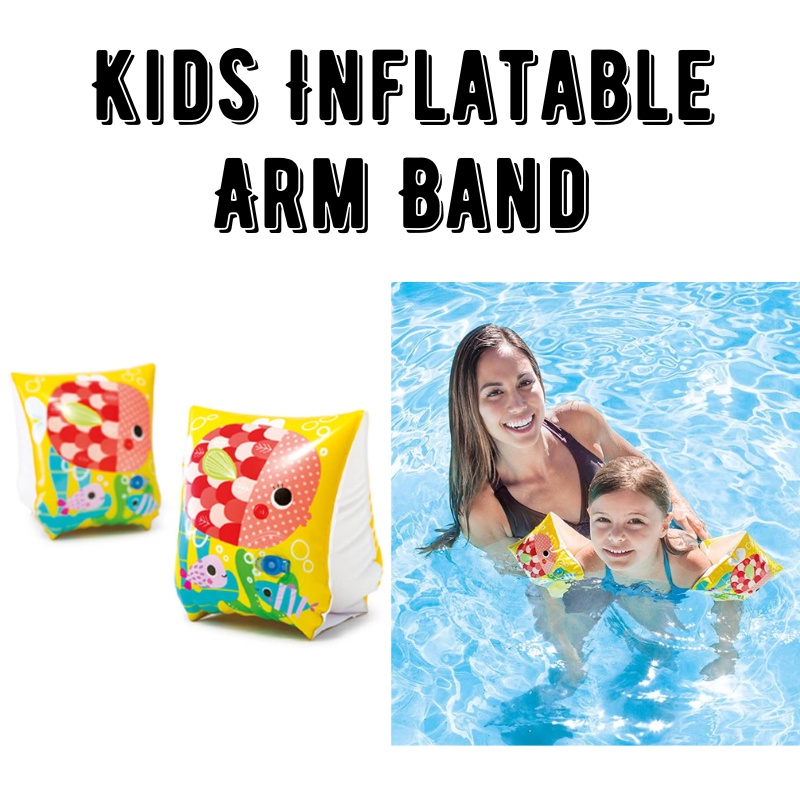[SG Stock] INTEX Deluxe Inflatable Kids Arm band Pool Float Summer Swim