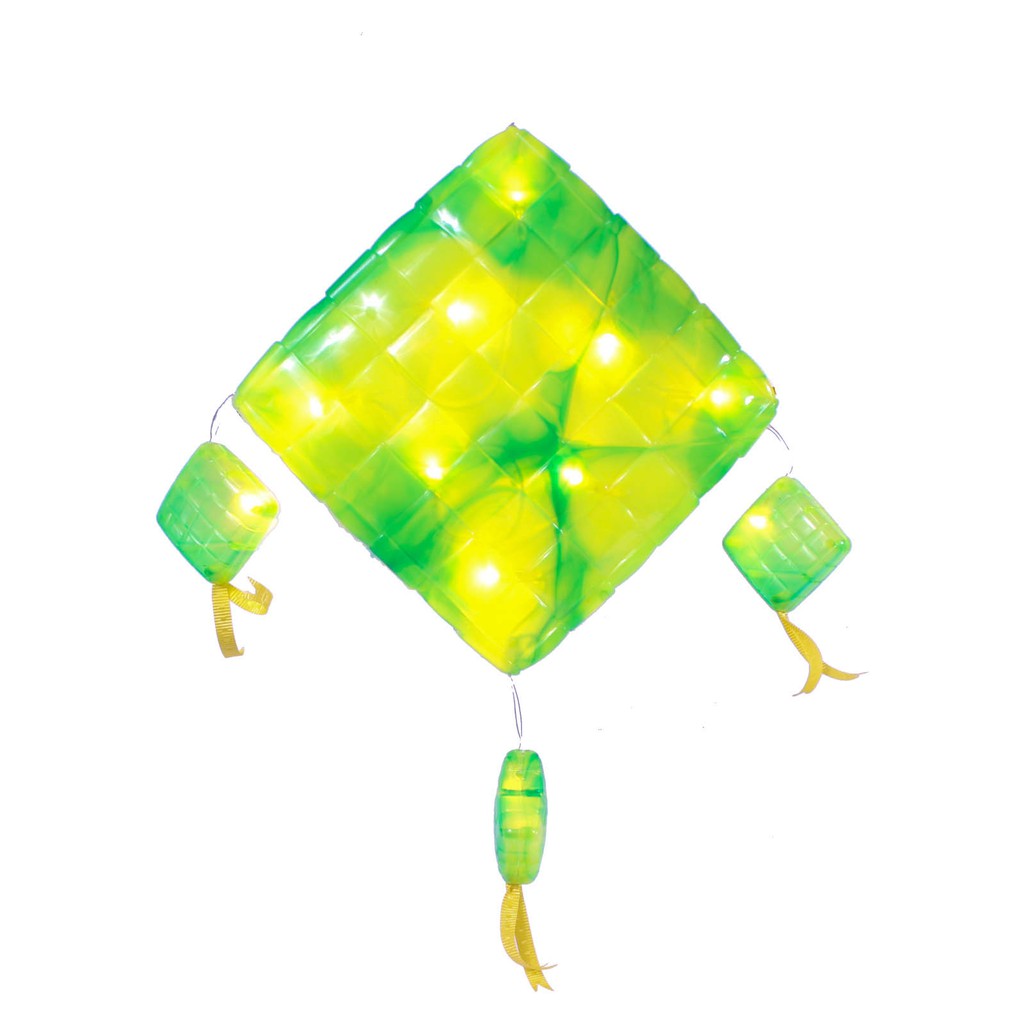 ITEMS IN SINGAPORE!Hari Raya Large Ketupat Led Light (20X20Cm