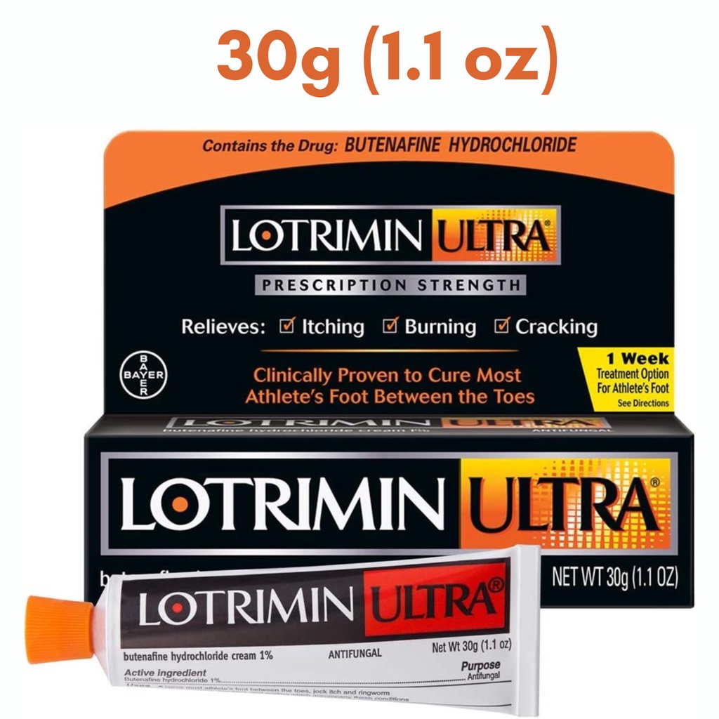 Lotrimin Ultra 1 Week Athlete's Foot Treatment treats Athlete's Foot