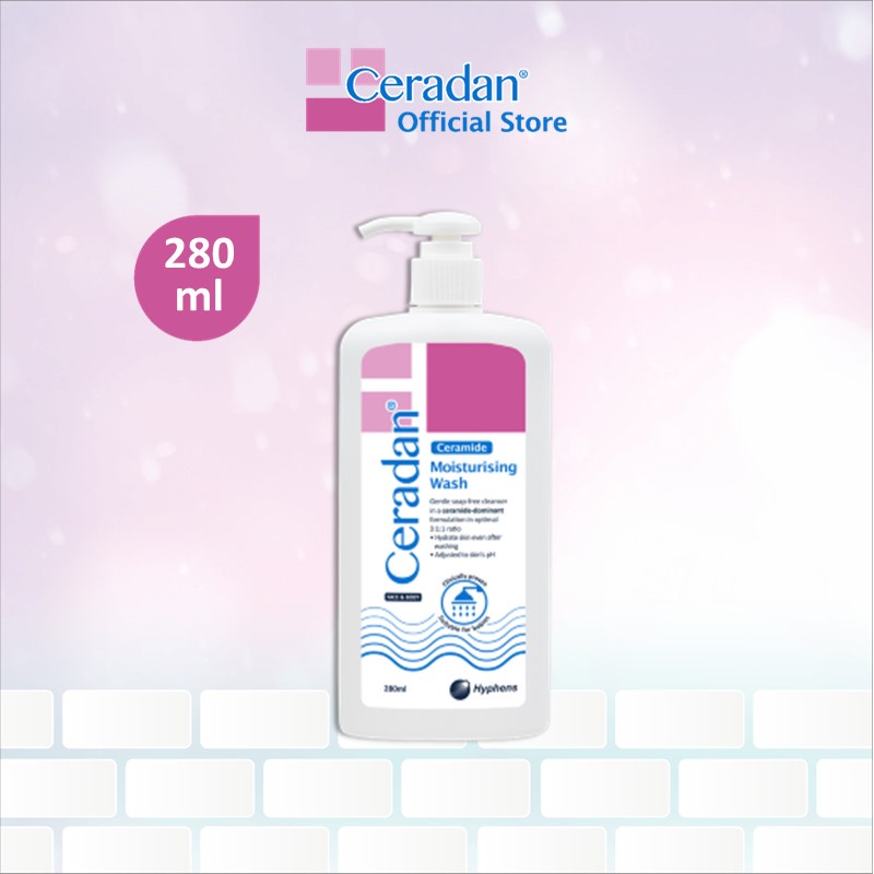 Ceradan® Moisturising Wash (280ml) (Gentle With 311 Ceramide For