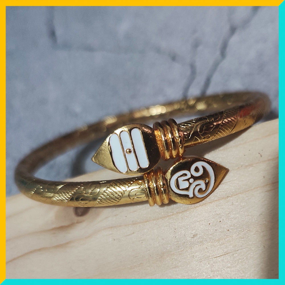 Original Pure Brass Premium Murugan Kada Murugan Vel Kappu Bracelet