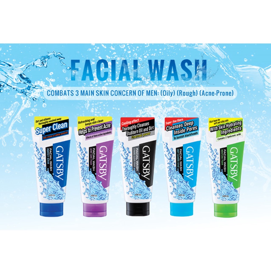 GATSBY Facial Wash 130g Shopee Singapore