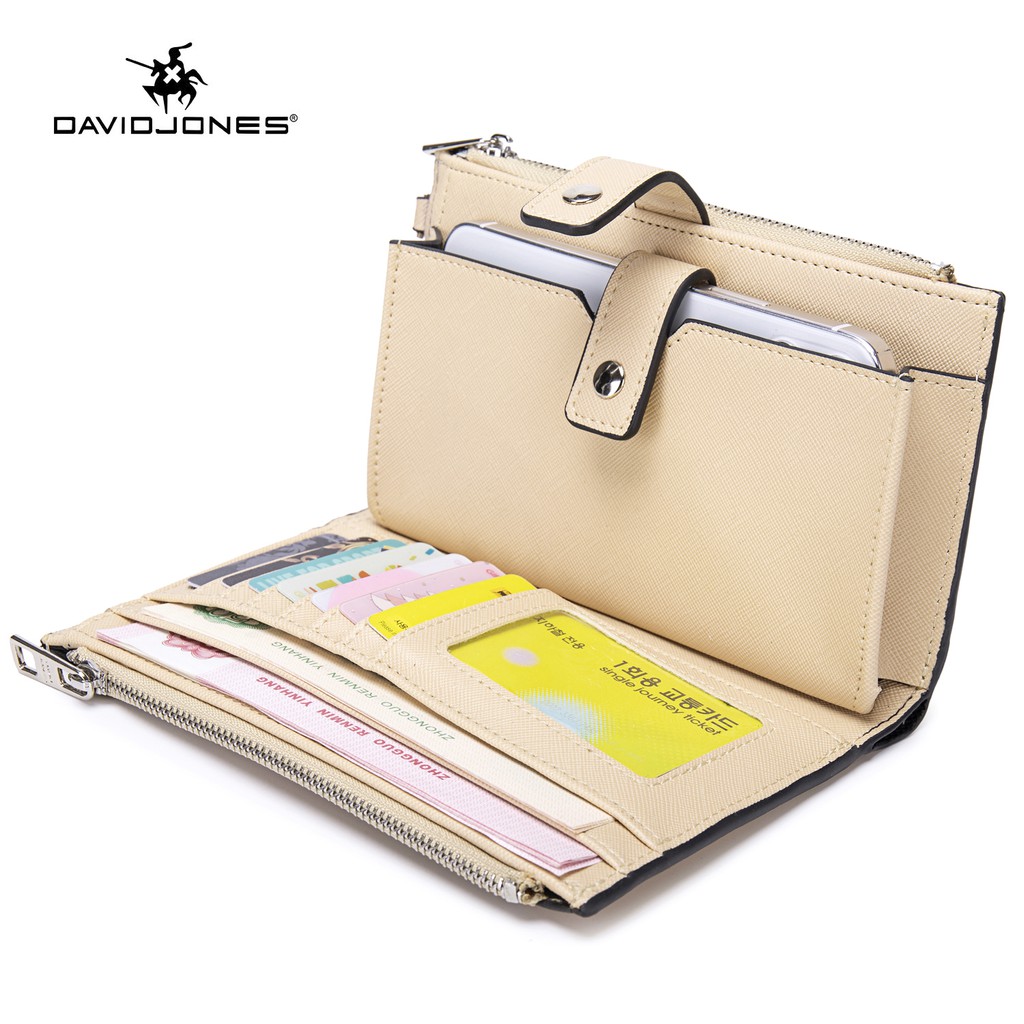 David jones Paris short wallet for women ladies branded purse girls card holder woman leather