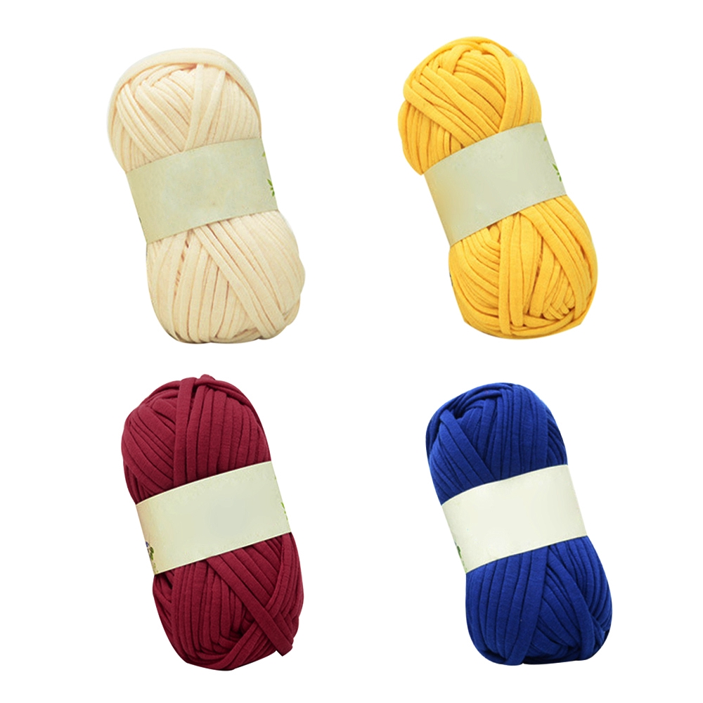 100g Soft Worsted Cotton Chunky Super Bulky Hand Knitting Yarn Shopee