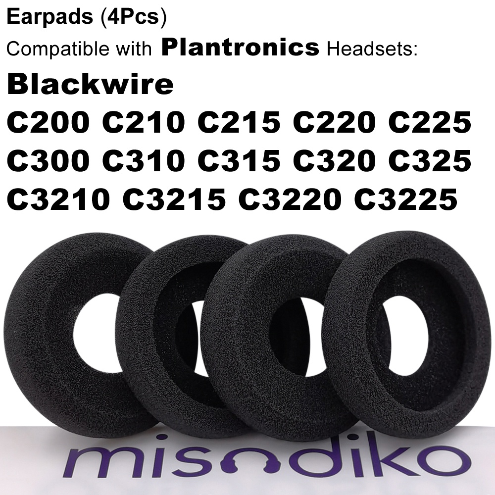 misodiko Foam Ear Pads Replacement for Plantronics blackwire C210 C220