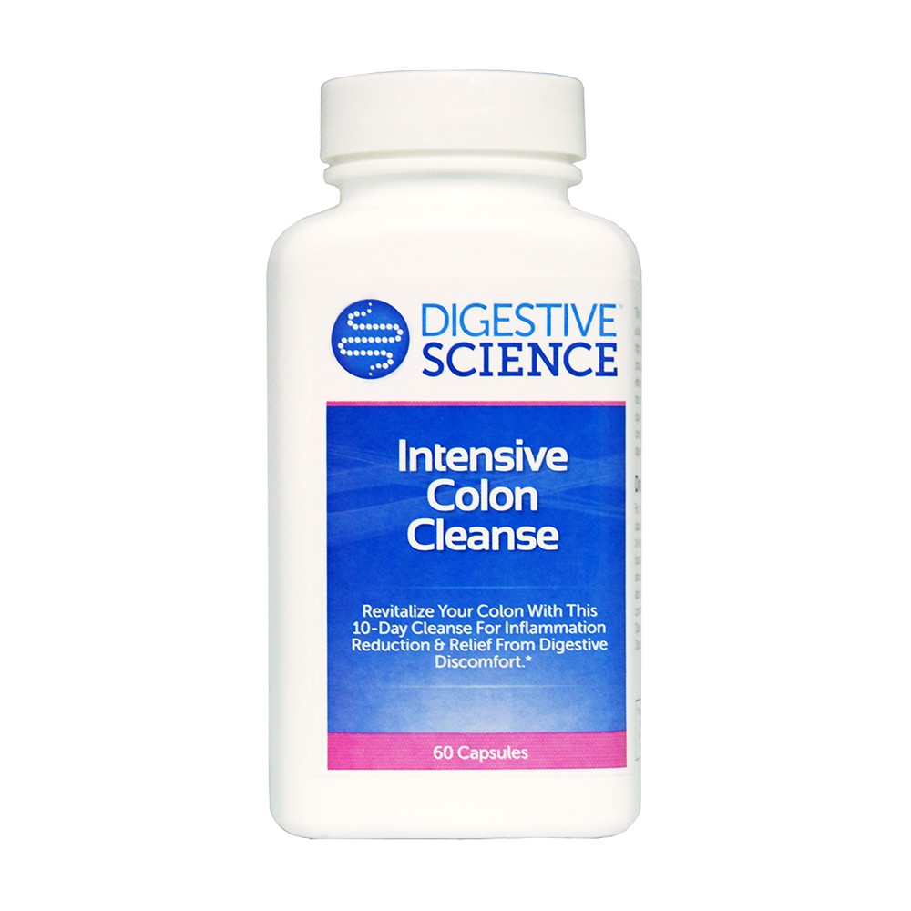 Digestive Science Intensive Colon Cleanse Relieves Congestion Gas and