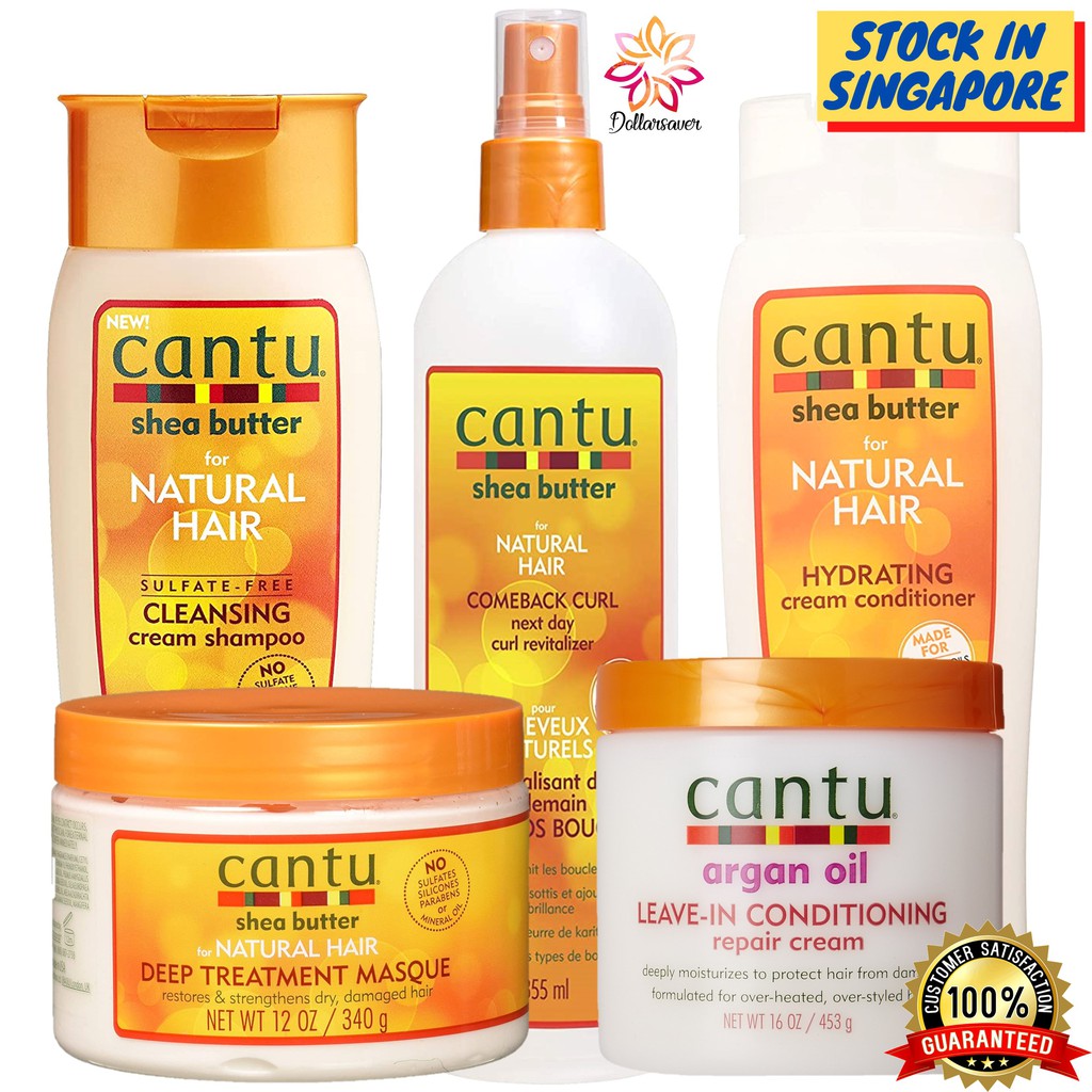 Cantu Shea Butter Coconut Curling Cream 304g / Comeback Curl 355ml