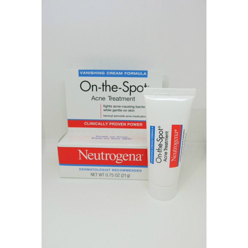 Neutrogena OntheSpot Acne Treatment Benzoyl Peroxide Acne Medication
