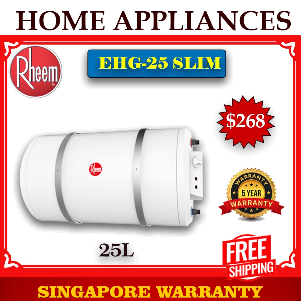 Rheem water heater EHG25S Slim Classic Electric Storage Water Heater