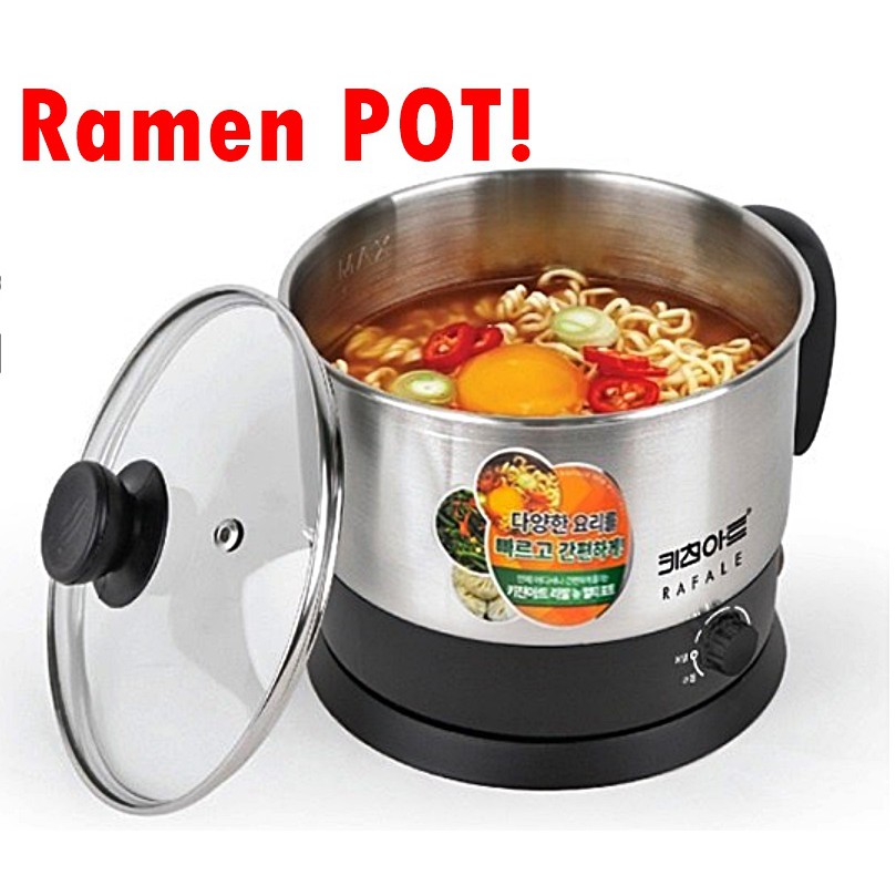 BEST Korean Ramen Noodle Electric Pot 1.2L, Ready Stock Shopee Singapore