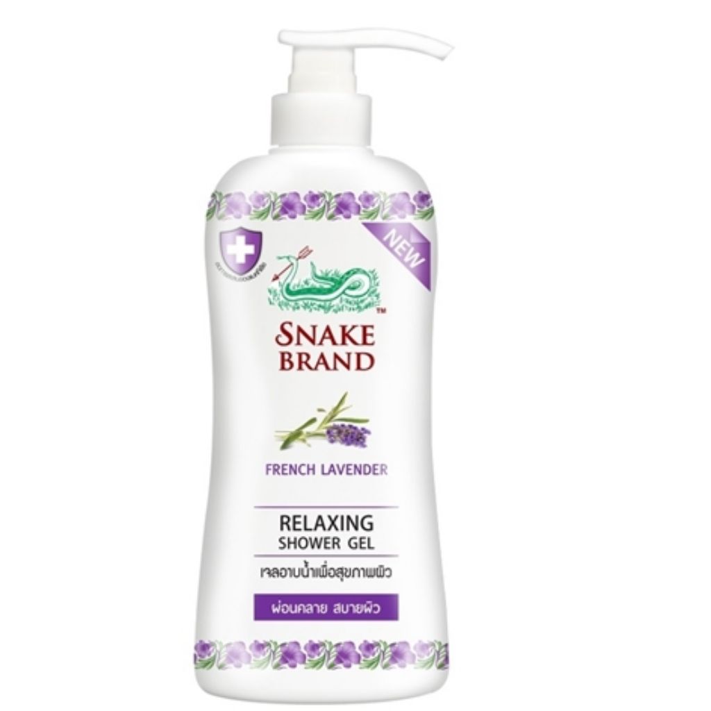 Snake Brand Prickly Heat Lavender Fresh Shower Gel 450ml Shopee Singapore