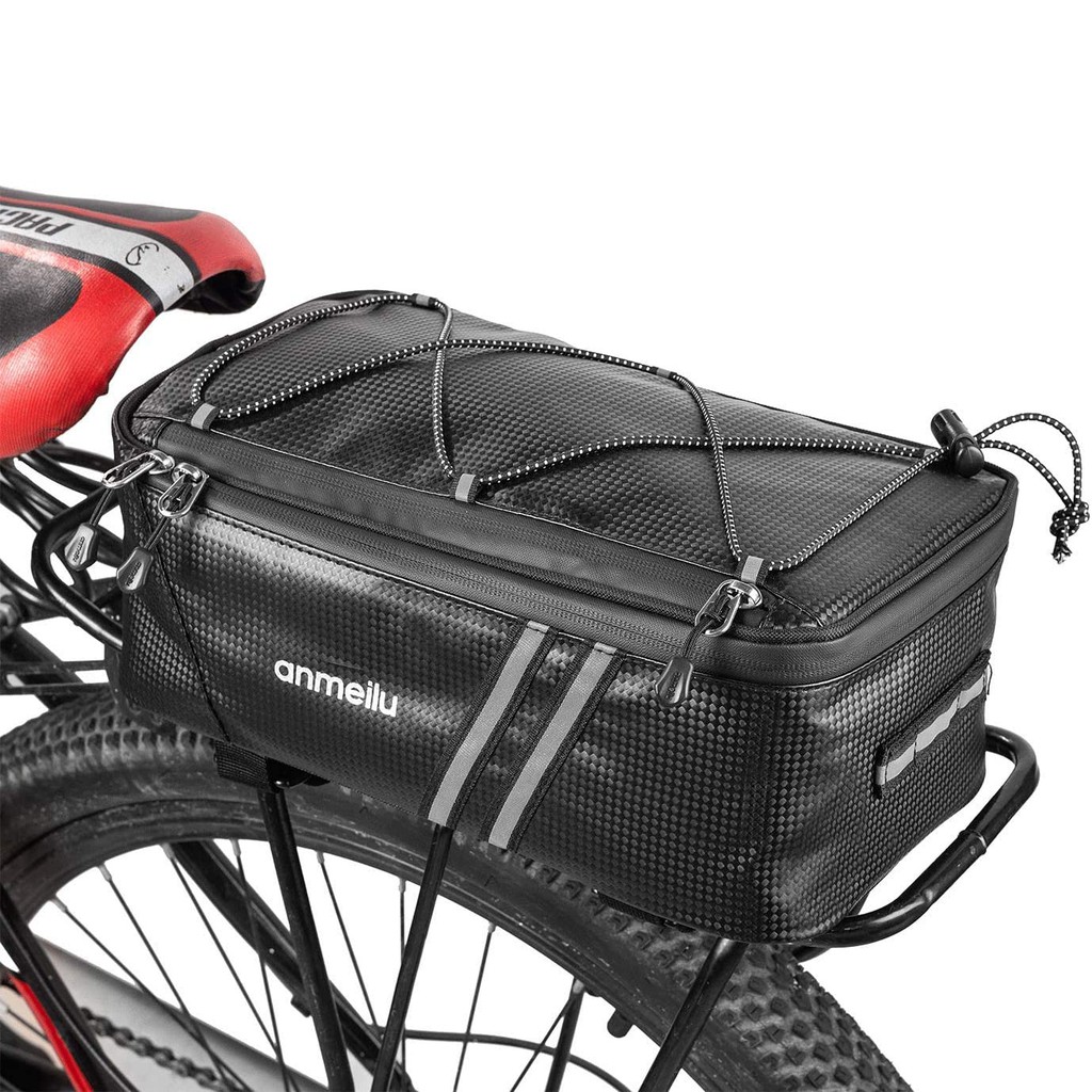 Rainproof Bicycle Rack Bag Bike Trunk Pack Cycling Rear Storage