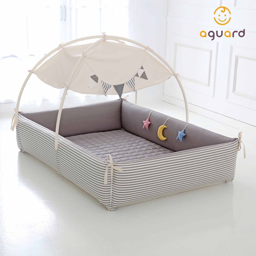 AGUARD Bumper Bed Modern Gray M Shopee Singapore