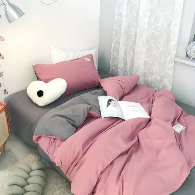 Bedding Set (Set) 100 COTTON Includes 1 Elastic Sheet, 2 Pillow Covers