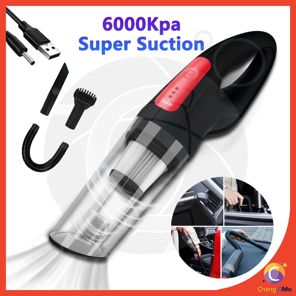 6000Kpa Strong Suction Vacum Cleaner Rechargeable Wireless Cordless Portable Handheld Vacuum
