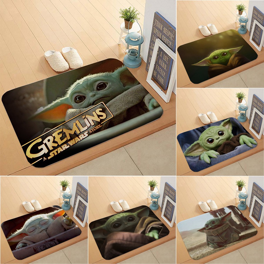 [Spot] Baby Yoda Home Design Kitchen Door Bathroom Rug Mat 40 cm x 60