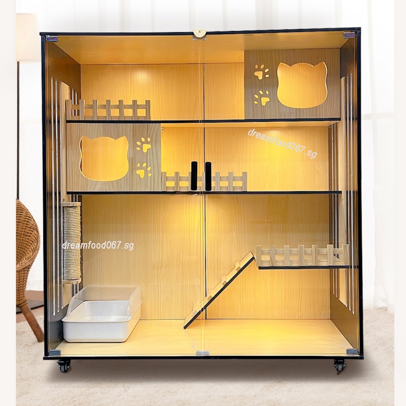 Super Large Cat Villa Cat Cage Luxury Cat House Shopee Singapore