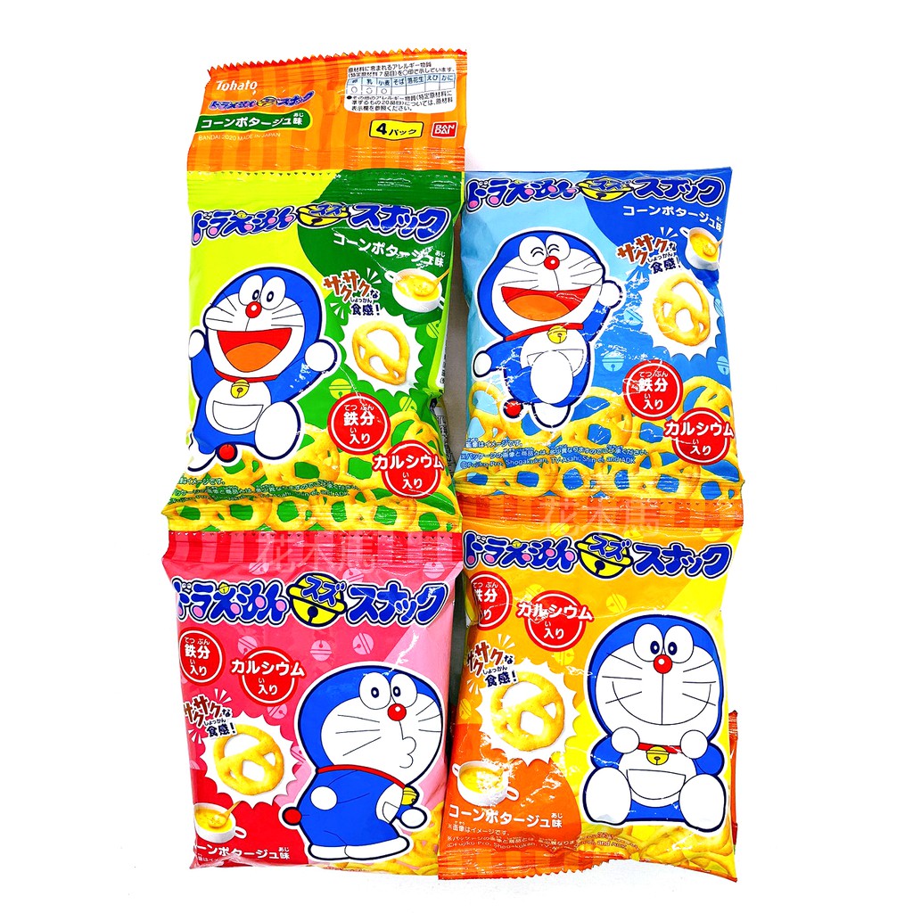 Tohato Doraemon 4 Corn Soup Biscuits Corn Soup Cracker 36g Shopee Singapore