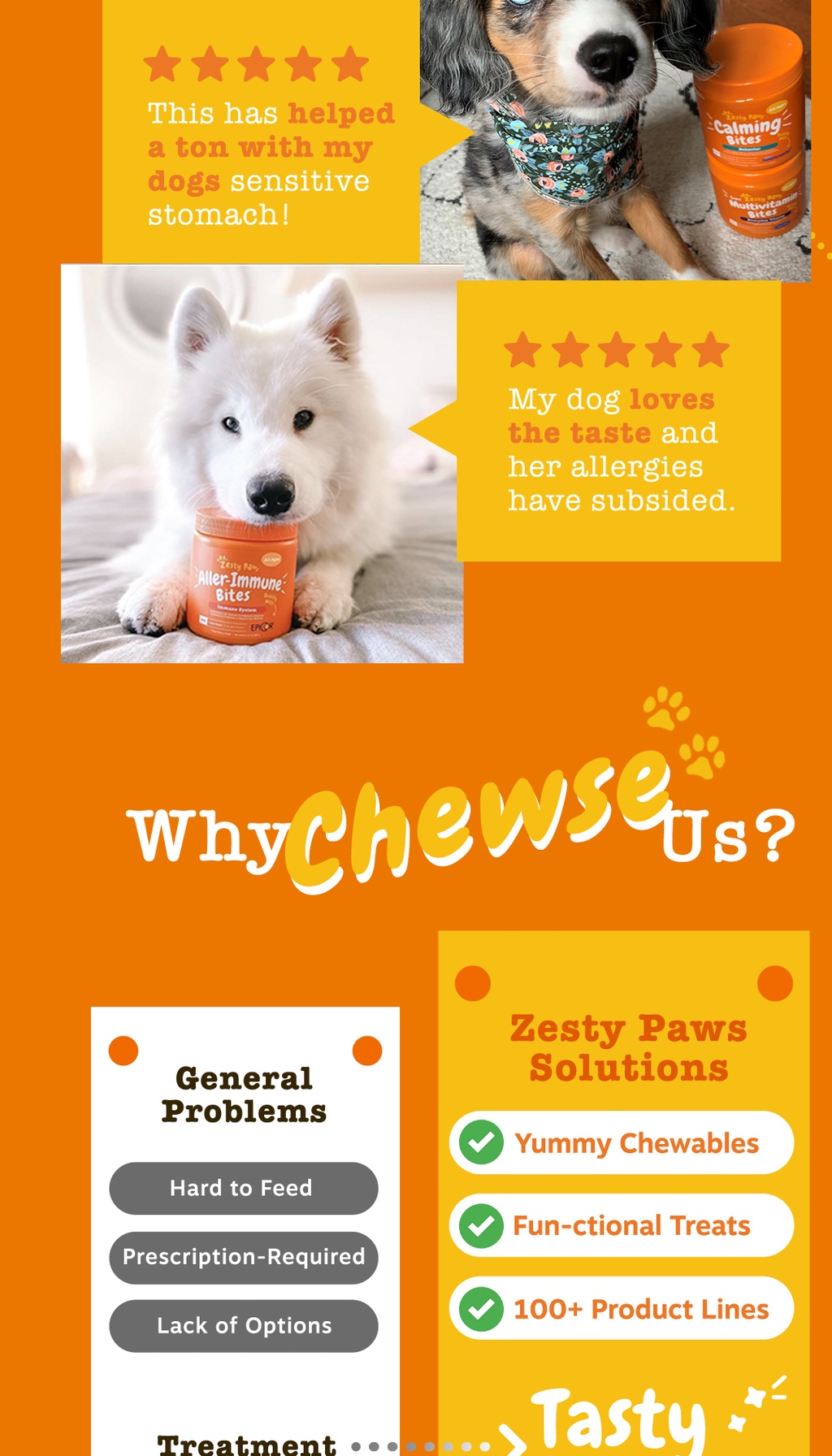 Zesty Paws 8in1 Multifunctional Bites Chicken Flavor 90 Soft Chews NANA MALL