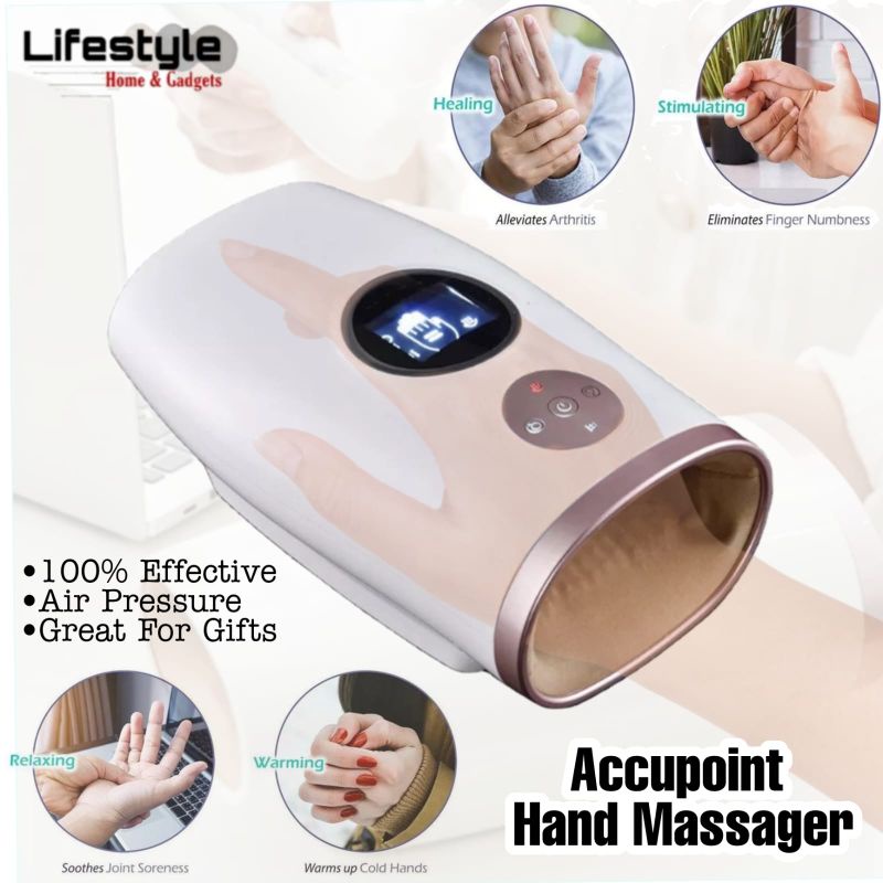 Korea Electric Hand Massager Palm Finger Acupoint Wireless Massage with