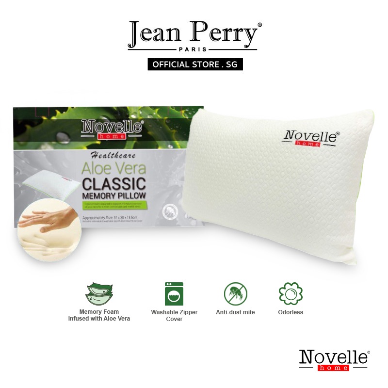 Novelle Healthcare Classic Aloe Vera Memory Pillow I Cervical Bed