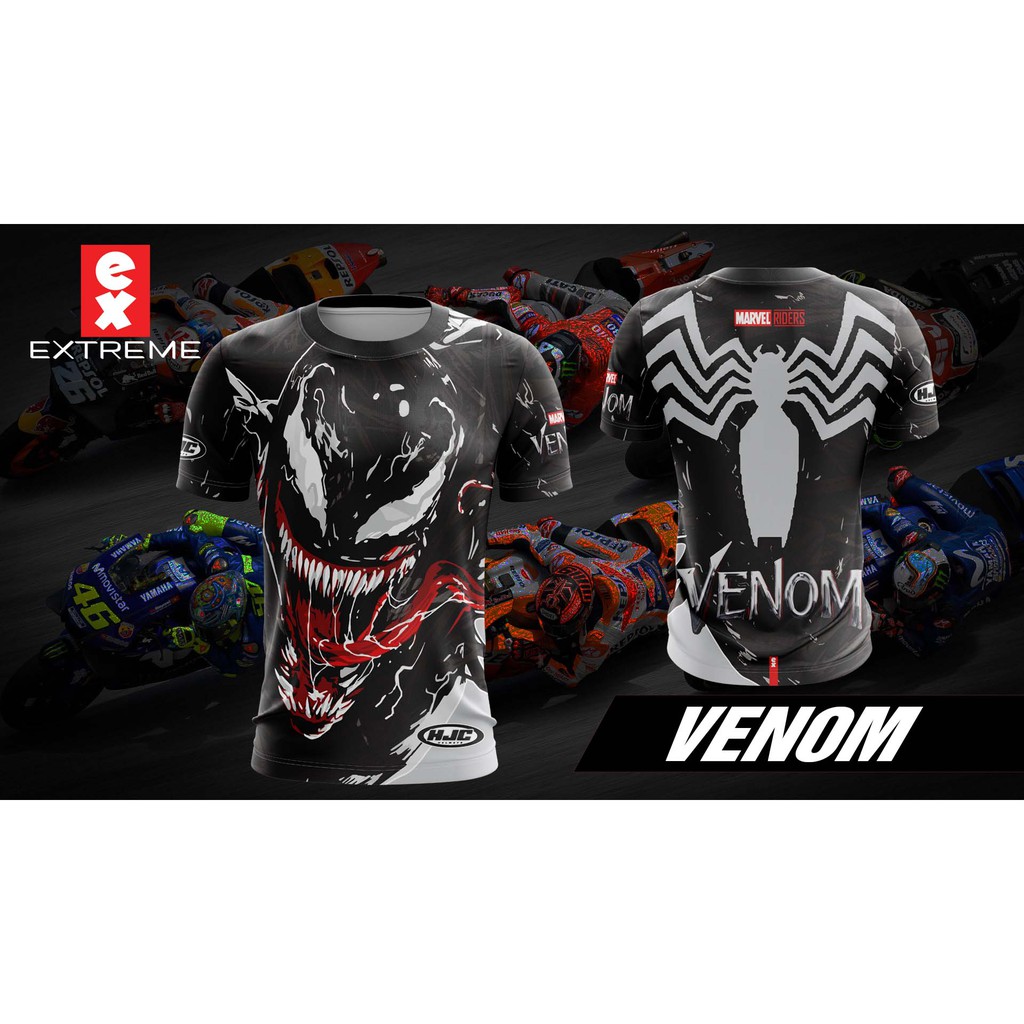 Marvel Venom HJC Design Sublimation Jersey Shopee Singapore