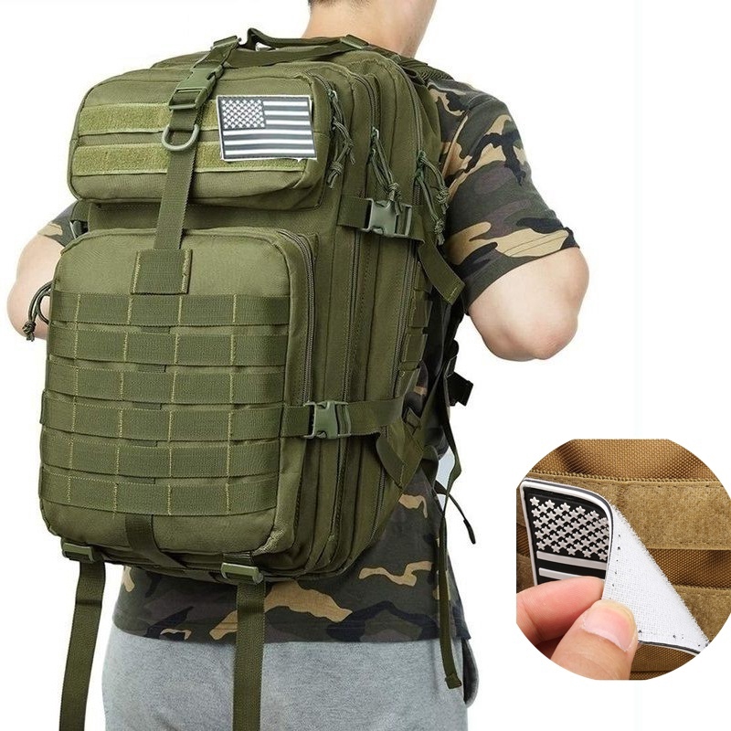 50L 1000D Camo Military Bag Men Tactical Backpack Military Army Bag Out Bag Waterproof Camping