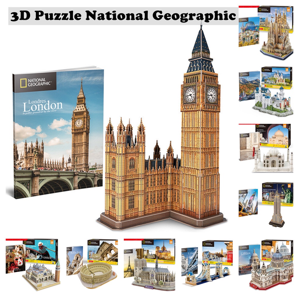 CubicFun 3d Jigsaw Puzzle For Kids UK London Architecture, 43 OFF