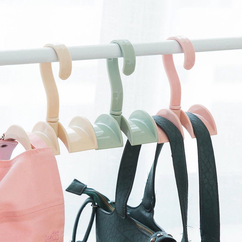 360degree Rotation Closet Hanging Rack /Rotating Handbag Hanger for