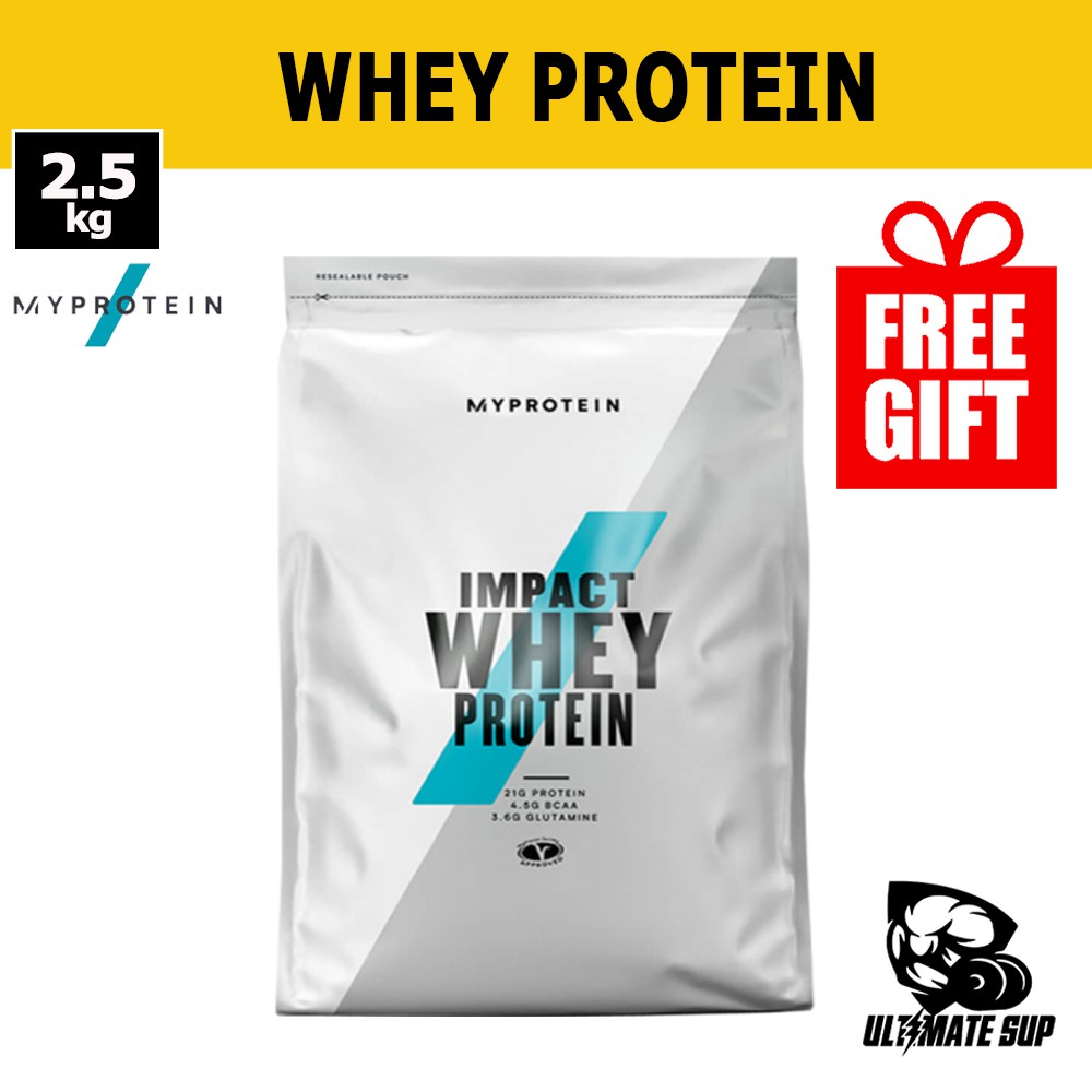 Myprotein Impact Whey Protein Powder 2.5kg 5kg Shopee Singapore