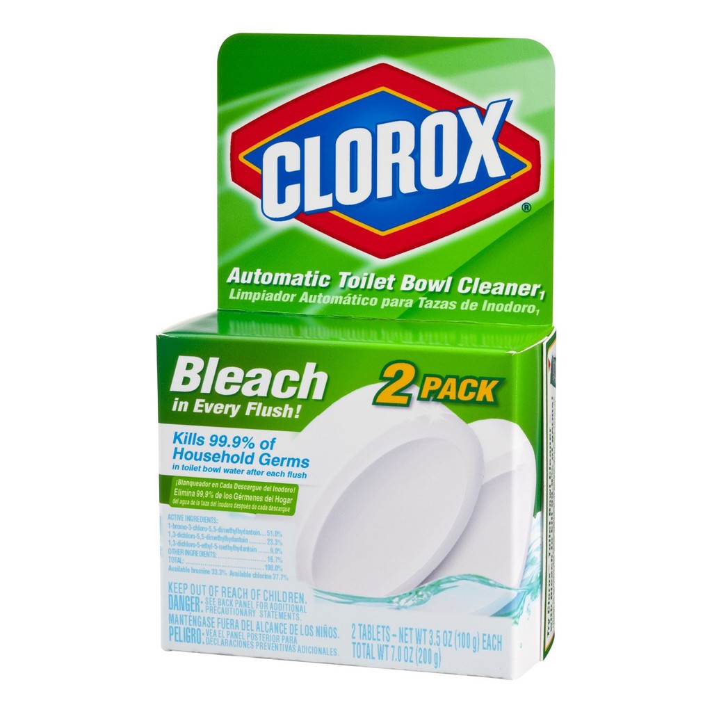 Clorox Toilet Bowl Bleach Block 2 Pack Shopee Singapore