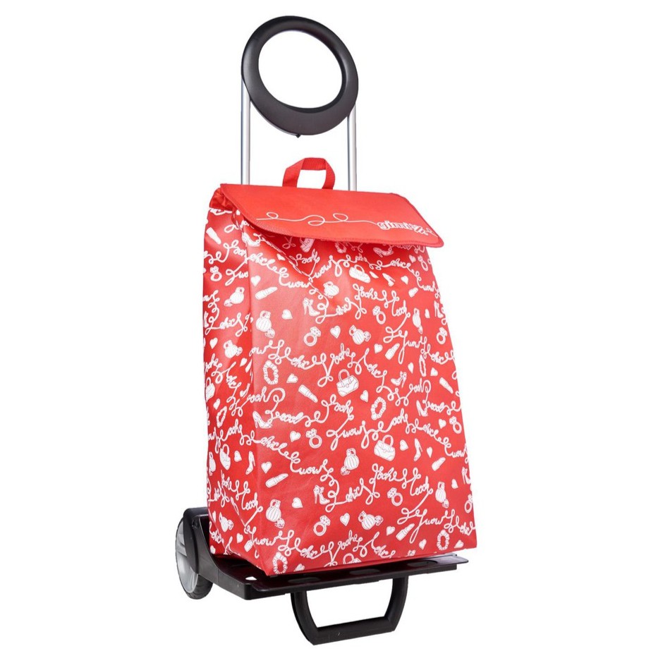 Gimi Shopping Trolley Easy Go (Red) Shopee Singapore