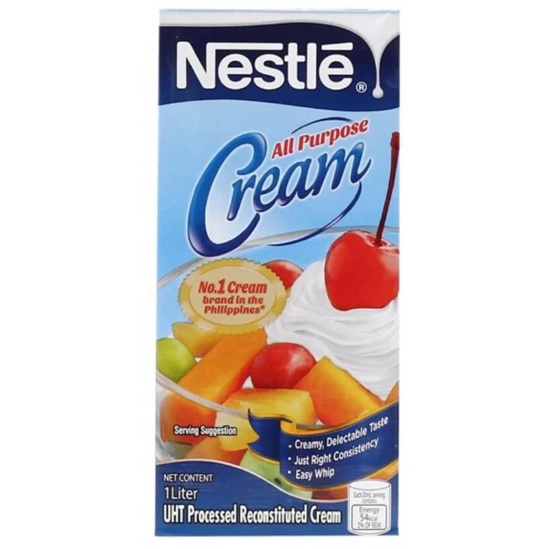 Nestle Cream All purpose 250ml x 3 box Shopee Singapore