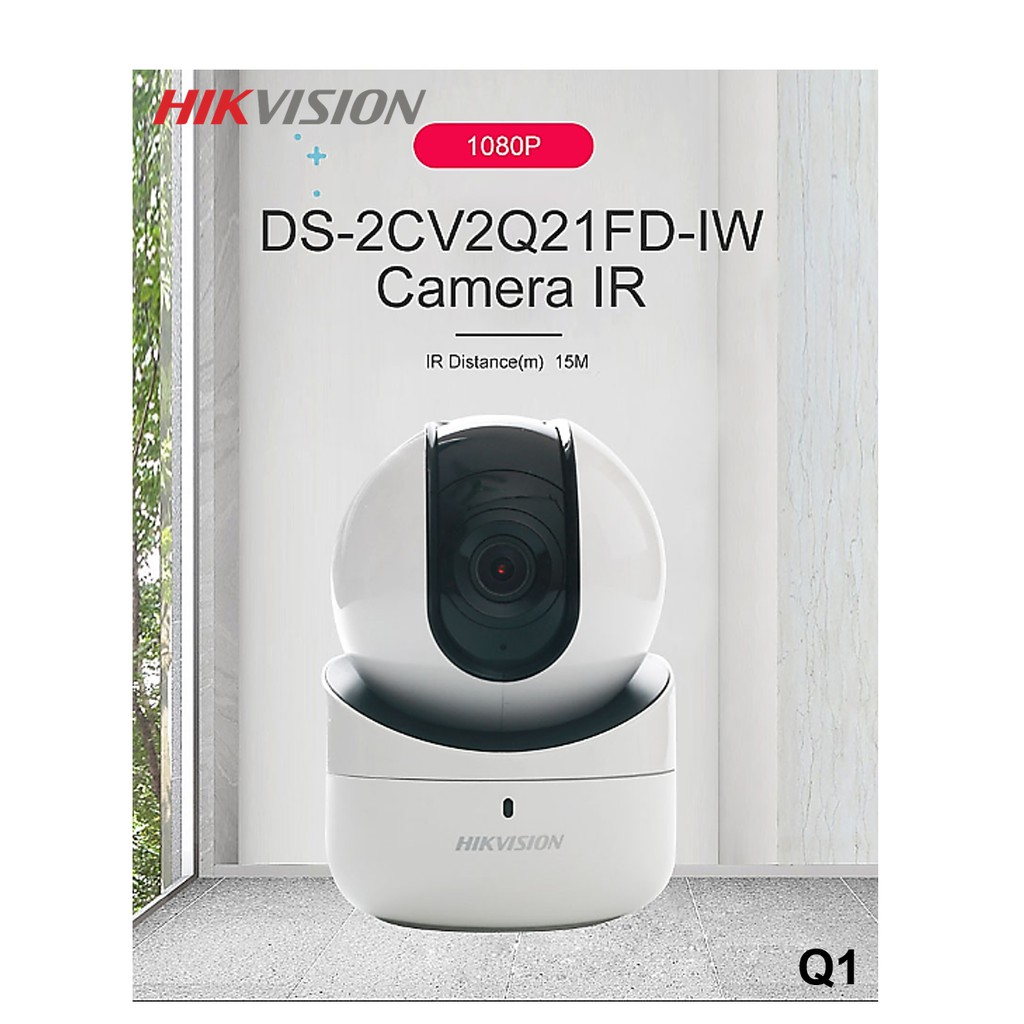 HIKVISION Q1 2MP FullHD 1080P Network PT Wireless IP Camera (APPHik
