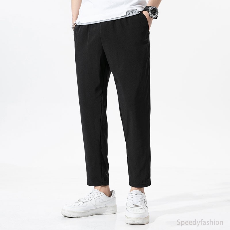Korean Style Casual Pants Men Long Pants Fashion Men Trousers Ankle