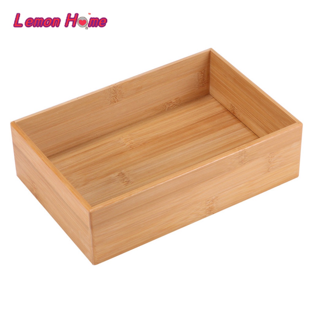Bamboo Drawer Organizer Drawer Divider Compartment Natural Bamboo