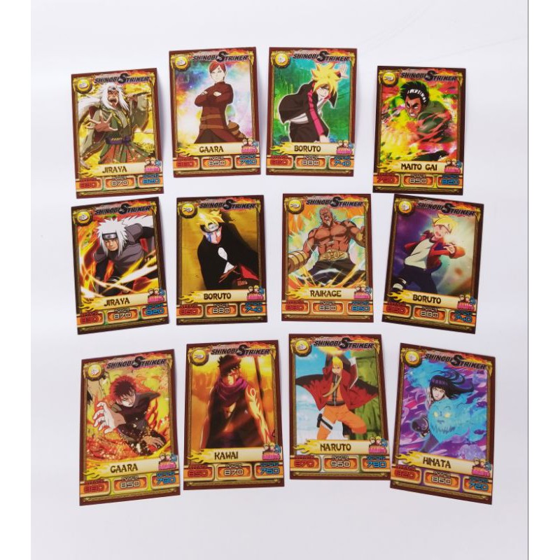 Trading Card Naruto Boruto Shinobi 1 Pack Of 10 Children's