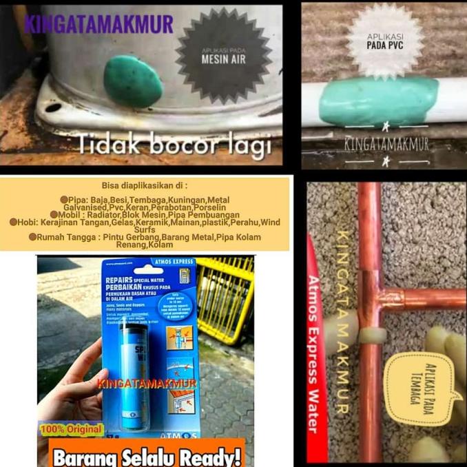 Epoxy putty Atmos Underwater pvc Glue Shopee Singapore