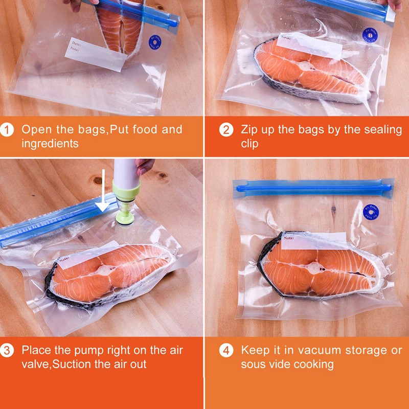 30 Reusable Vacuum Seal Bags for Anova Joule,Wancle,Instant Cookers10