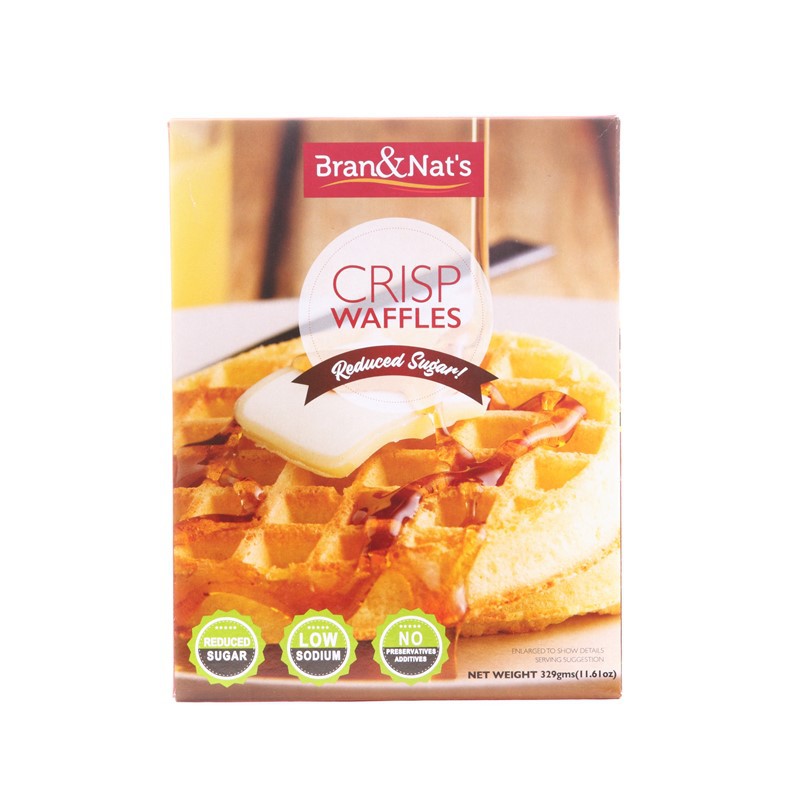 Bran & Nat's Crisp Waffles Instant Premix Shopee Singapore