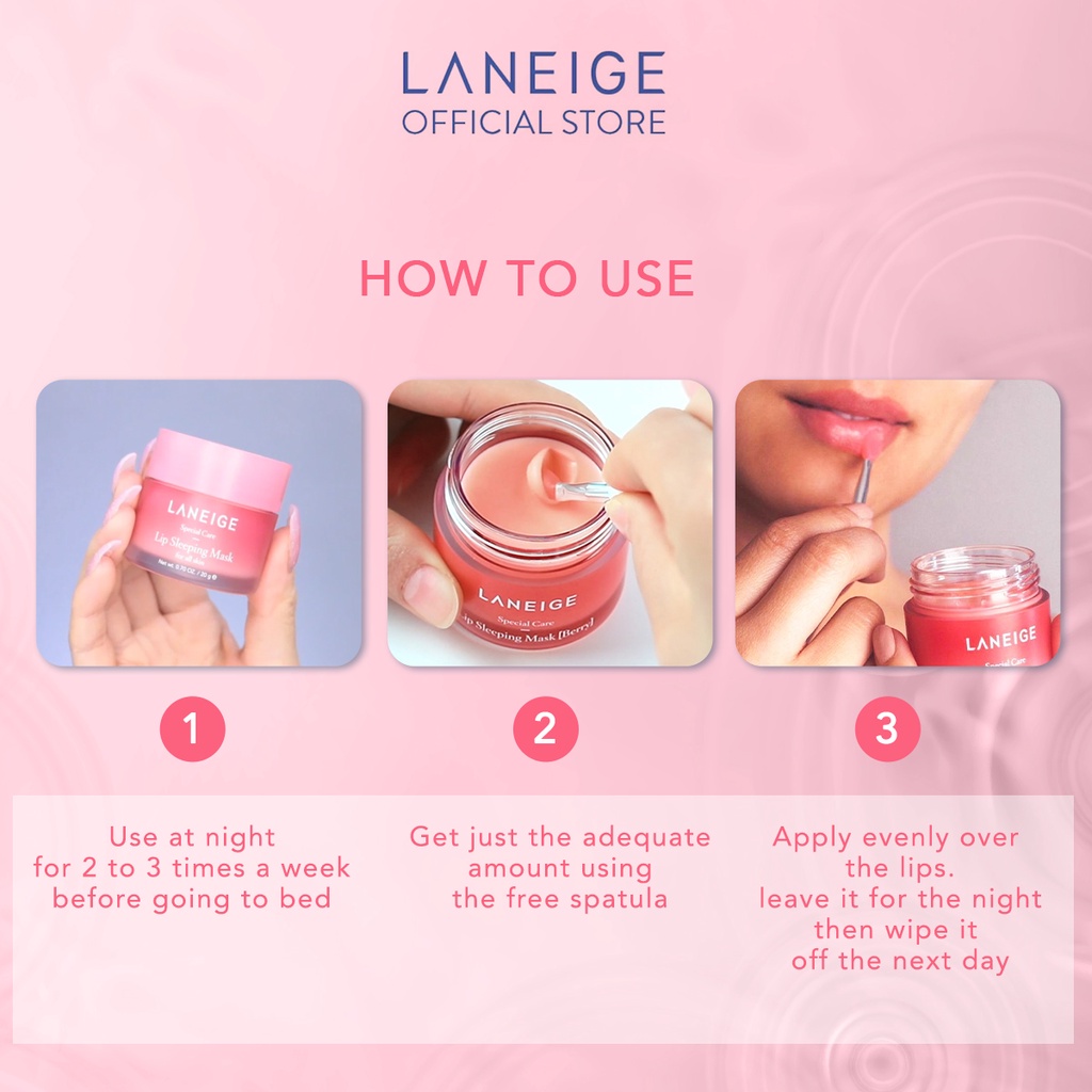 LANEIGE Lip Sleeping Mask_EX 20g [Select from 5 Scents] Lip Sleeping