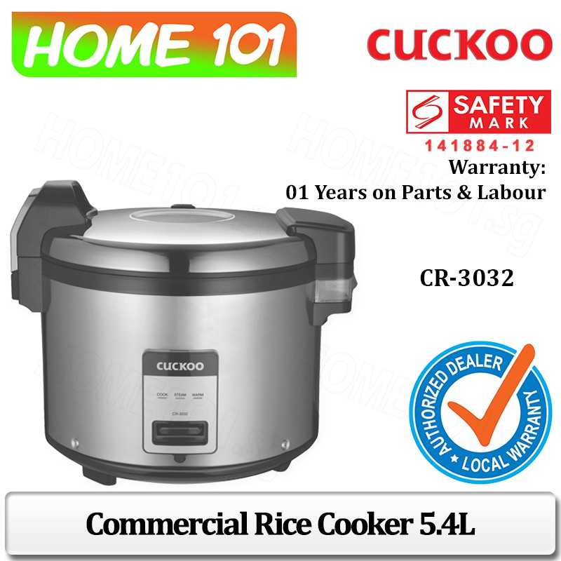 Cuckoo Commercial Rice Cooker 1460W 5.4L CR3032 Shopee Singapore