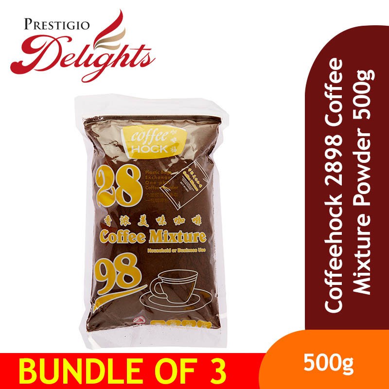 Coffeehock 2898 Coffee Mixture Powder 500g Bundle of 3 Shopee Singapore