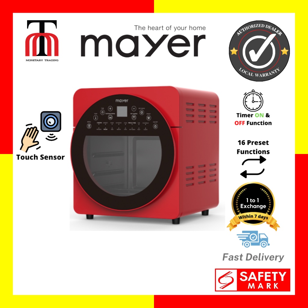 Mayer 14.5L Digital Air Oven MMAO1450 Shopee Singapore