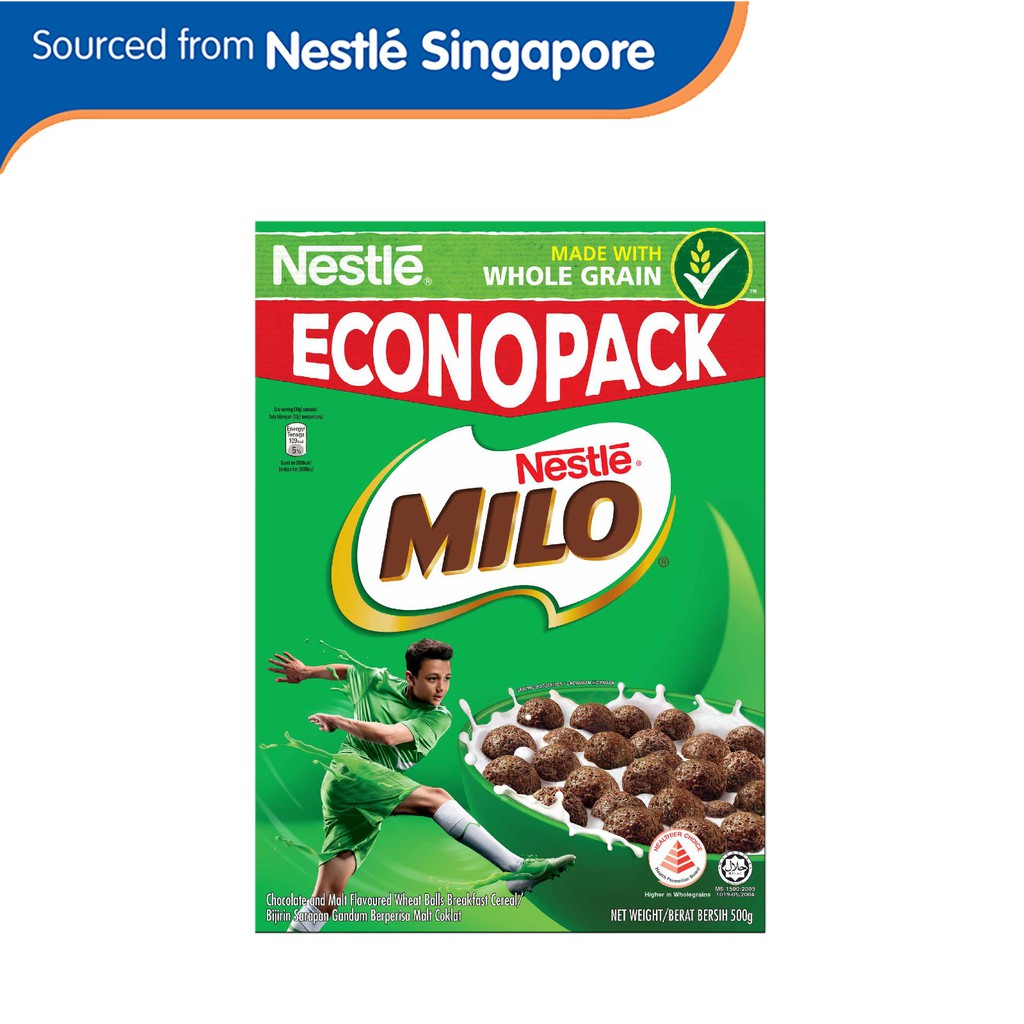 Nestle Milo Cereal with Whole Grain Chocolate Flavoured Nutritious