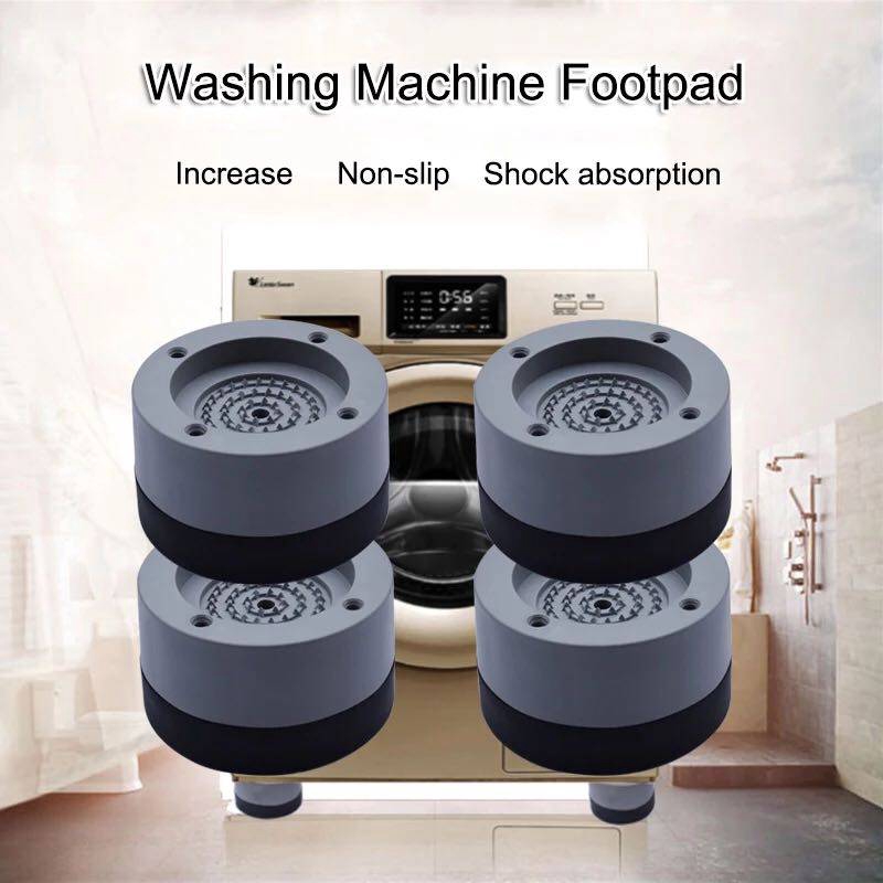 4Pcs Washing Machine AntiVibration Pads Heavy Duty Washer Dryer Pad